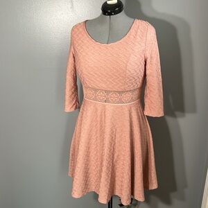 American rag dress L large dusty rose